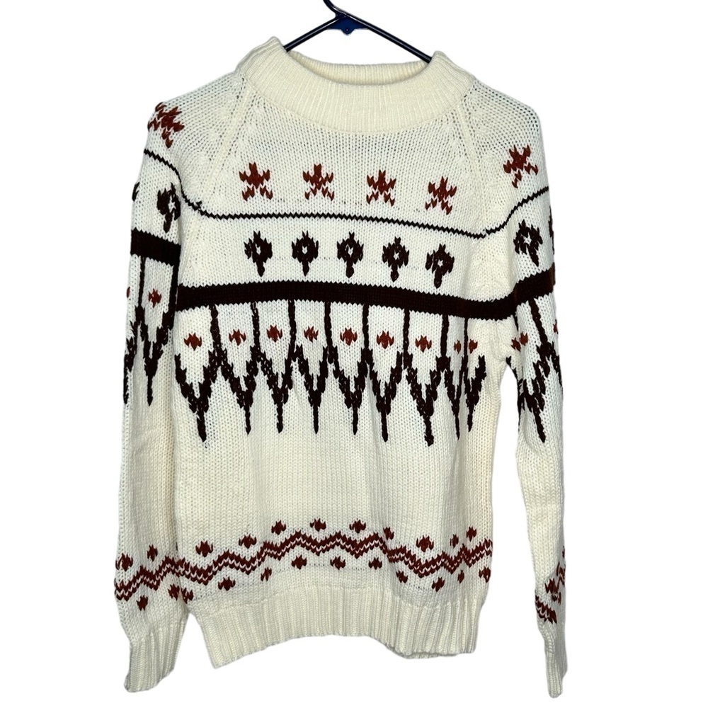 New VTG womens Knit Acrylic sweater Medium